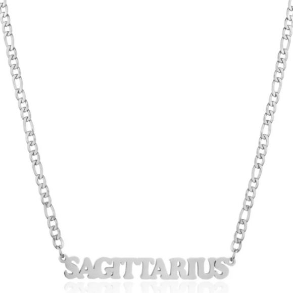 Sagittarius Necklace Zodiac Stainless Steel - Picture 5 of 6